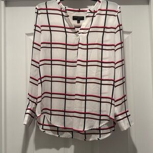 Banana Republic Plaid Blouse